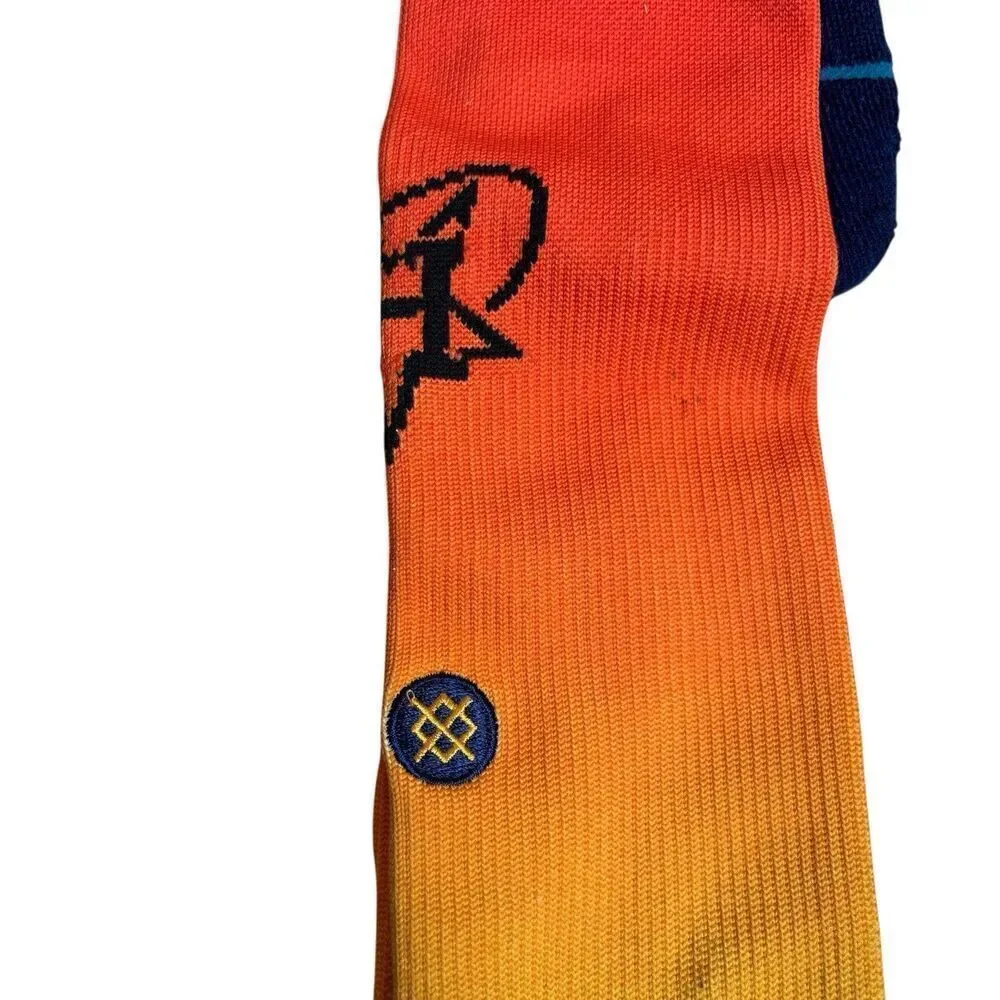 Stance MLB City Connect HOUSTON ASTROS OTC Baseball‎ Socks Large 9-13 L NWT